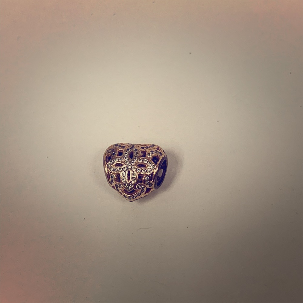 PANDORA Love & Appreciation Rose Heart Charm